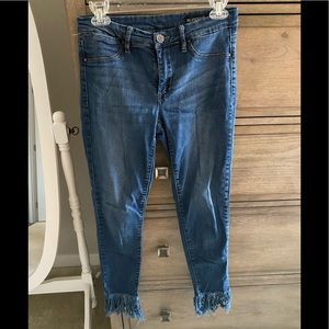 Blank NYC fringe jeans